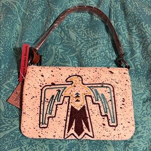 Southwest Style Cream and Black Women's Bag (clutch or cross body)